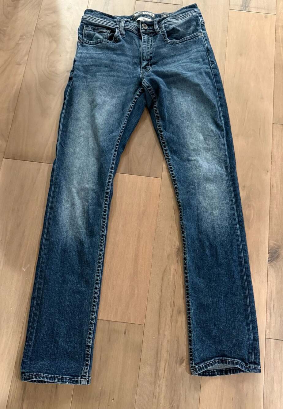 BKE Mason Taper Fit Dark Wash Denim Jeans ABP1924